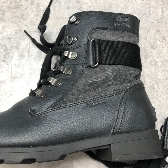 Sorel EMELI CONQUEST BOOT Combat Lace up - Picture 10 of 11